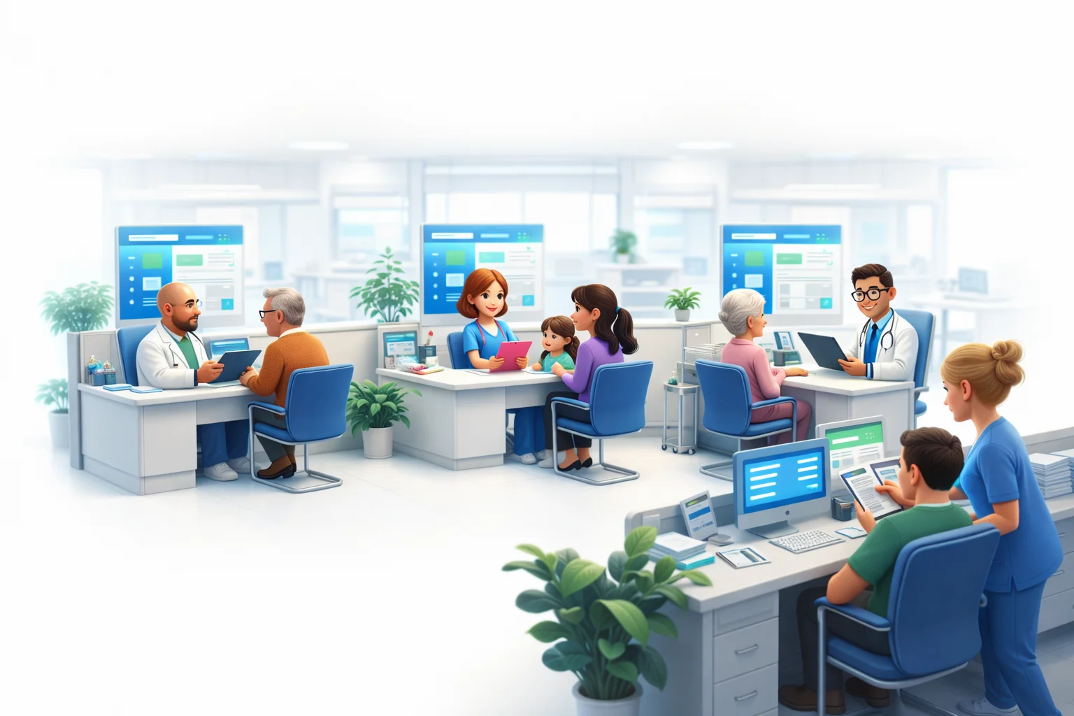 Polyclinics and Hospital OPDs clinic management software