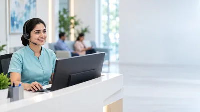Medbus appointment scheduling software showing doctor calendar and patient booking interface