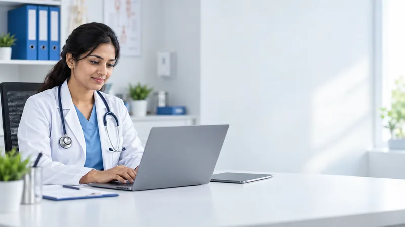 Medbus electronic medical records (emr) in use at a clinic